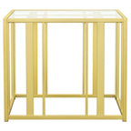 Adri - Rectangular Glass Top Side End Table