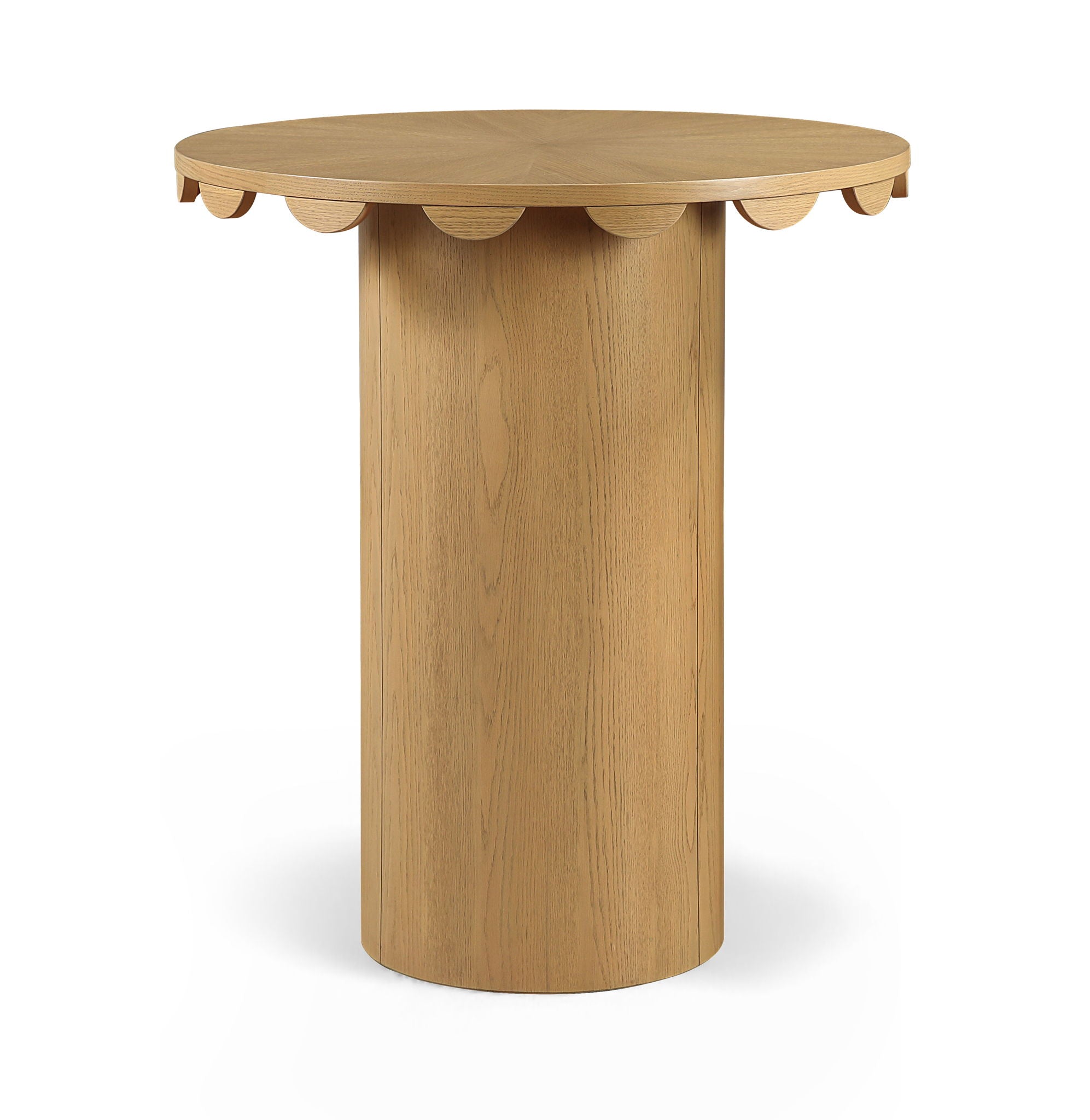 Dahlia - Solid Wood And Natural Cane Table