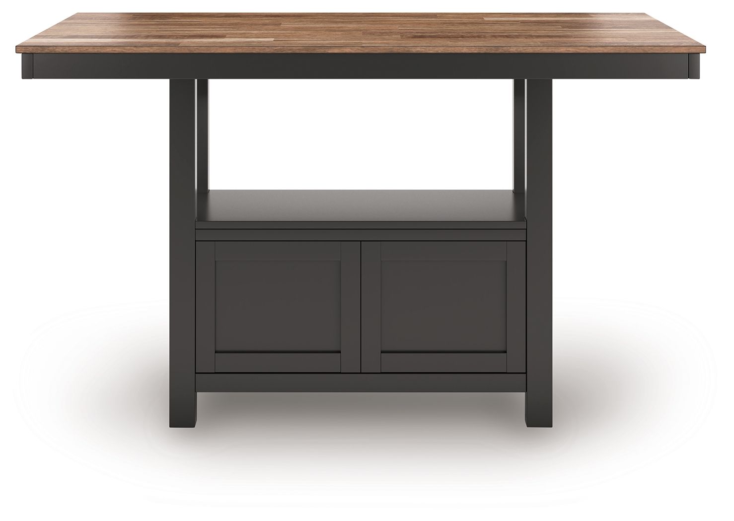 Wildenauer - Rectangular Dining Room Counter Table - Brown / Black