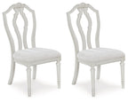 Montelaine - Dining Upholstered Side Chair (Set of 2) - Antique White