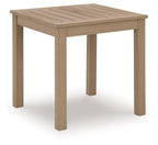 Hallow Creek - Square End Table - Driftwood