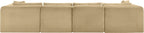 Shaggy - 5 Piece Modular Sectional With Ottoman