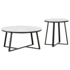 Hugo - Faux Marble Coffee Table Set