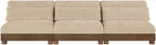 Turin - Fabric Upholstered Modular Armless Sofa