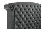 Melody - Upholstered Wingback Bed
