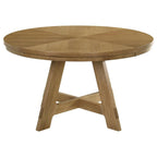 Danvers - Round Wood Dining Table - Brown Oak