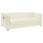 Chaviano - Upholstered Track Arm Sofa Set
