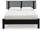 Danziar - Slat Panel Bed With Low Footboard