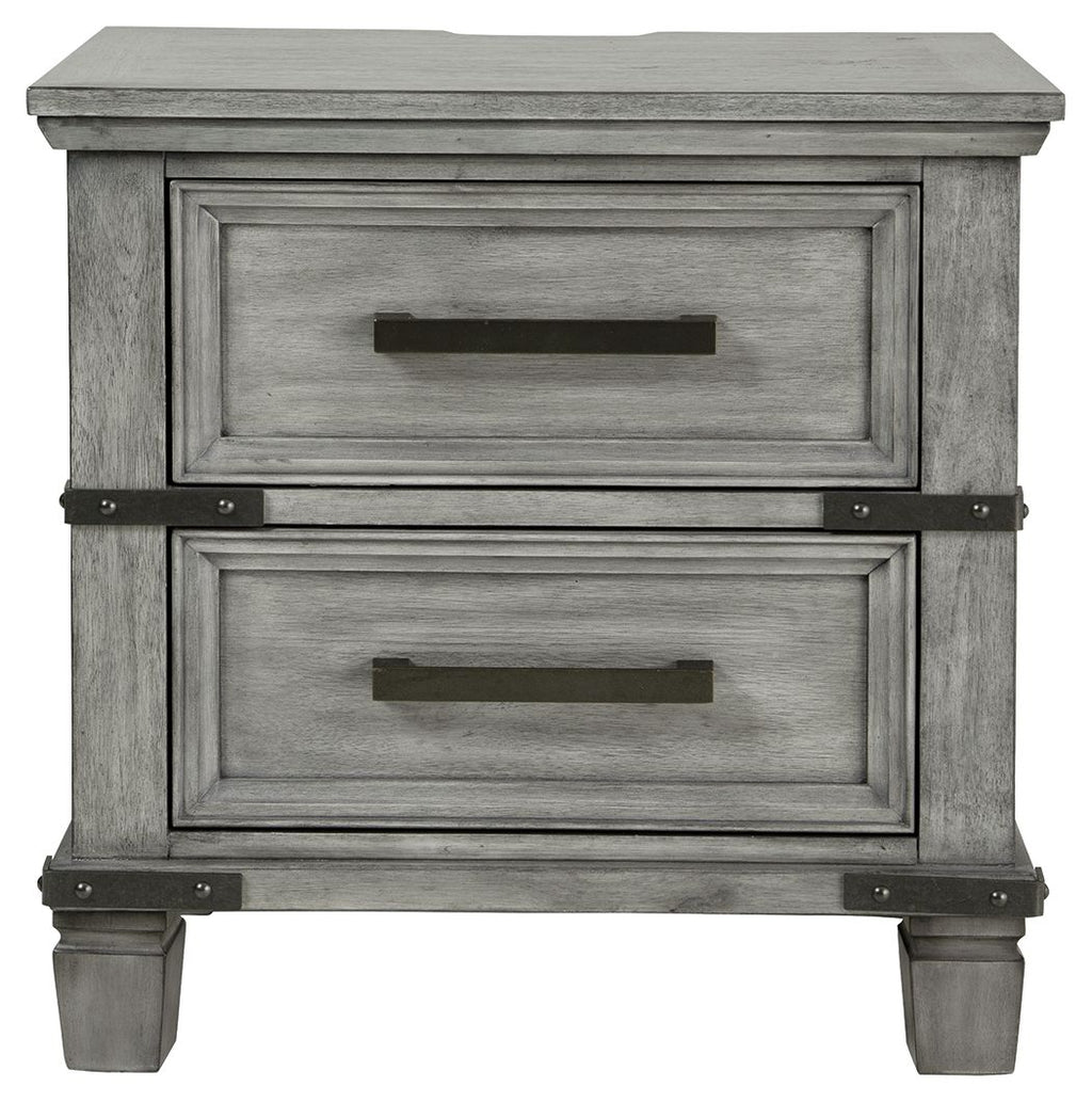 Russelyn - Two Drawer Night Stand - Gray