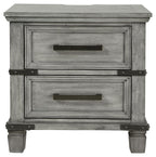 Russelyn - Two Drawer Night Stand - Gray