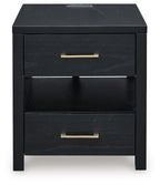 Winbardi - Rectangular End Table - Black