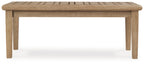 Carter Hall - Rectangular Cocktail Table - Beige