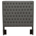 Camille - Upholstered California King Panel Headboard - Gray