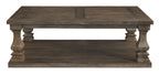 Johnelle - Rectangular Cocktail Table - Gray