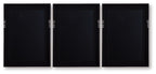 Jossletts - Wall Art Set (Set of 3) - Orange / Black / Ivory