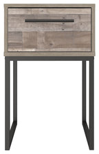 Neilsville - One Drawer Night Stand - Vinyl-Wrapped - Whitewash