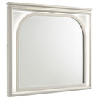 Olivia - LED Dresser Mirror - Pearl White