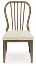 Sturlayne - Dining Upholstered Side Chair (Set of 2) - Spindleback - Brown