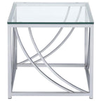 Lille - Glass Top Entryway Sofa Console Table Accents