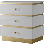 Esme - Side Table - White Lacquer