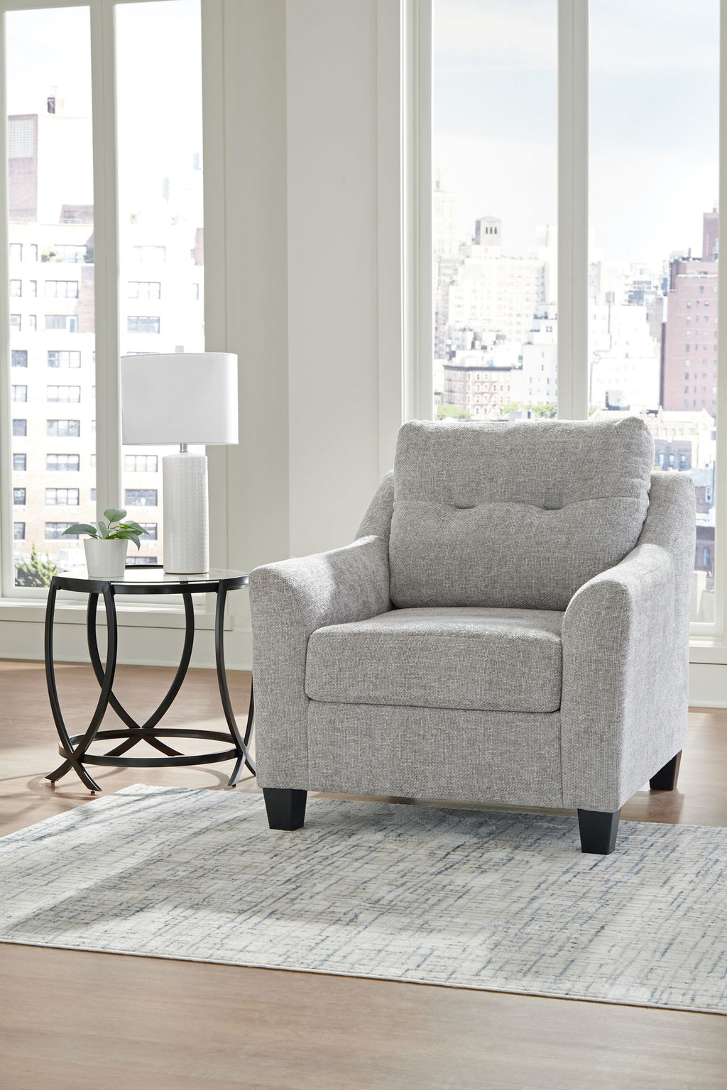 Keenelynn - Chair - Nickel