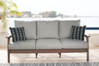 Emmeline - Sofa with Cushion - Brown / Beige