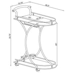 Elfman - 2-Shelve Serving Cart