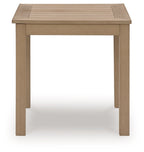 Hallow Creek - Square End Table - Driftwood