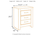 Brinxton - Two Drawer Night Stand - Charcoal