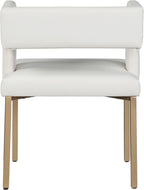 Caleb - Dining Chair with Gold Legs (Set of 2)