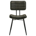 Misty - Leather Upholstered Dining Chair (Set of 2) - Espresso