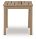 Hallow Creek - Square End Table - Driftwood