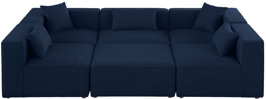 Cube - Linen 6 Piece Modular Sectional