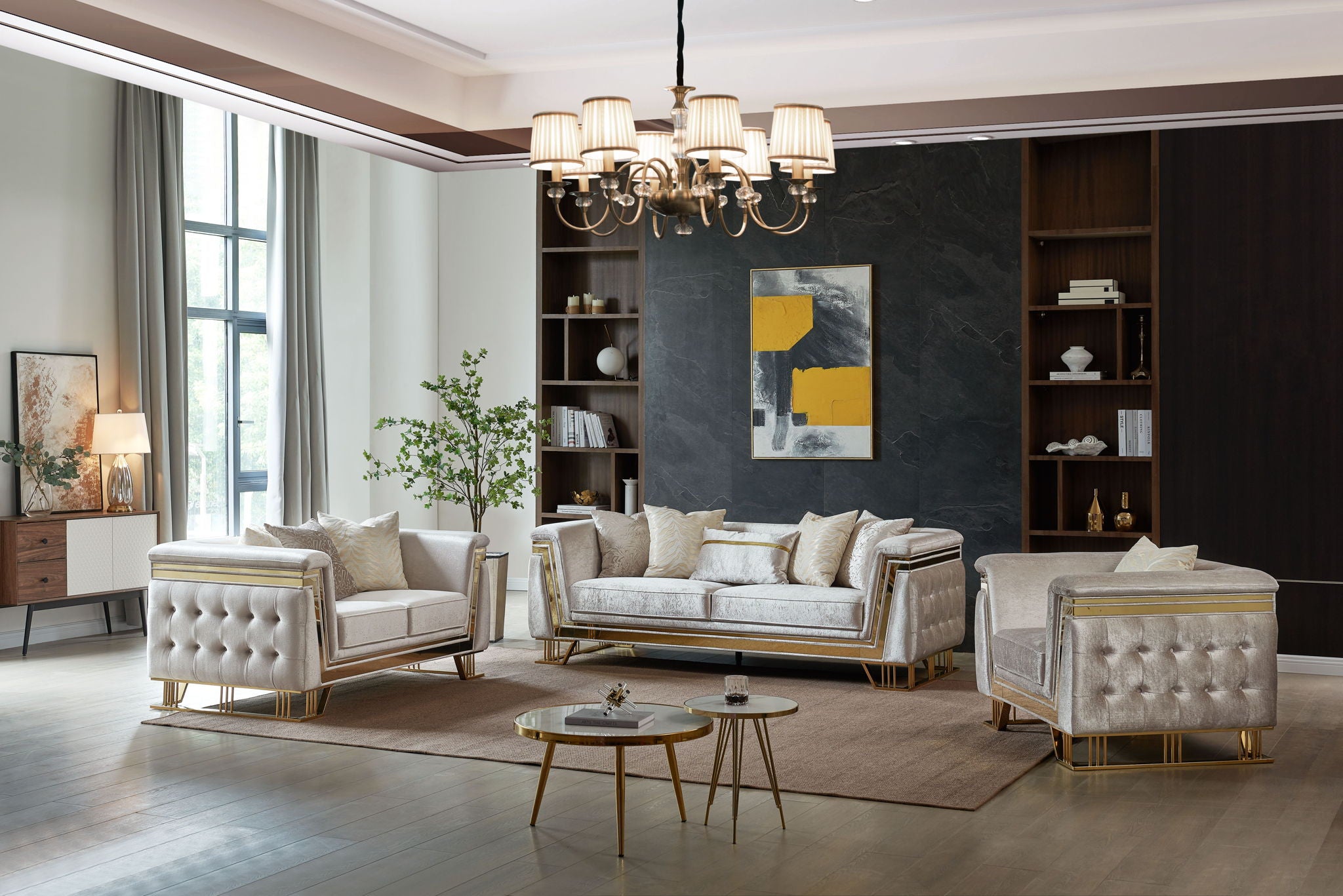 Judy - Sofa And Loveseat - Gray