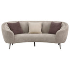 Ellorie - Upholstered Curved Sofa Set
