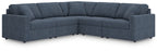 Modmax - 5-Piece Sectional - Fabric - Ink