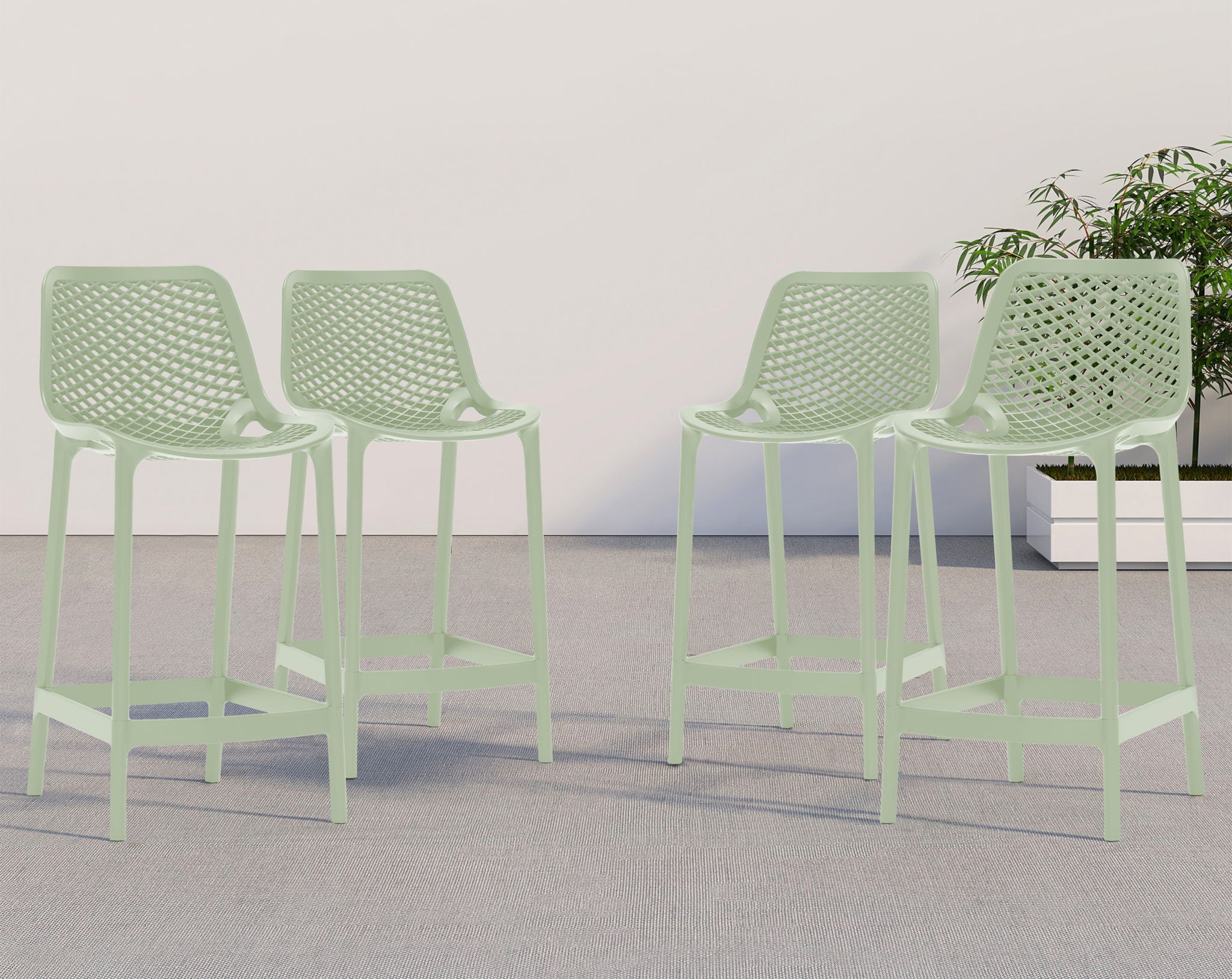 Mykonos - Outdoor Patio Stool (Set of 2)