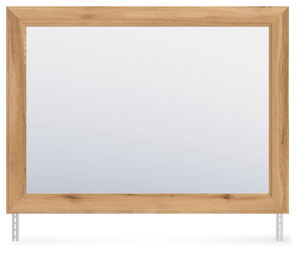 Aleaport - Bedroom Mirror - Warm Brown