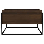 Fulton - Square - Mango Wood Coffee Table - Dark Brown