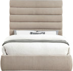 Adam - Linen Fabric Bed With 70.5" Headboard