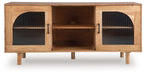 Adway - Accent Cabinet - Natural Brown