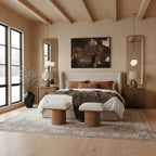 Warby - Vegan Leather Upholstered Bed