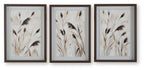Honslow - Wall Art Set (Set of 3) - Brown / Black / White