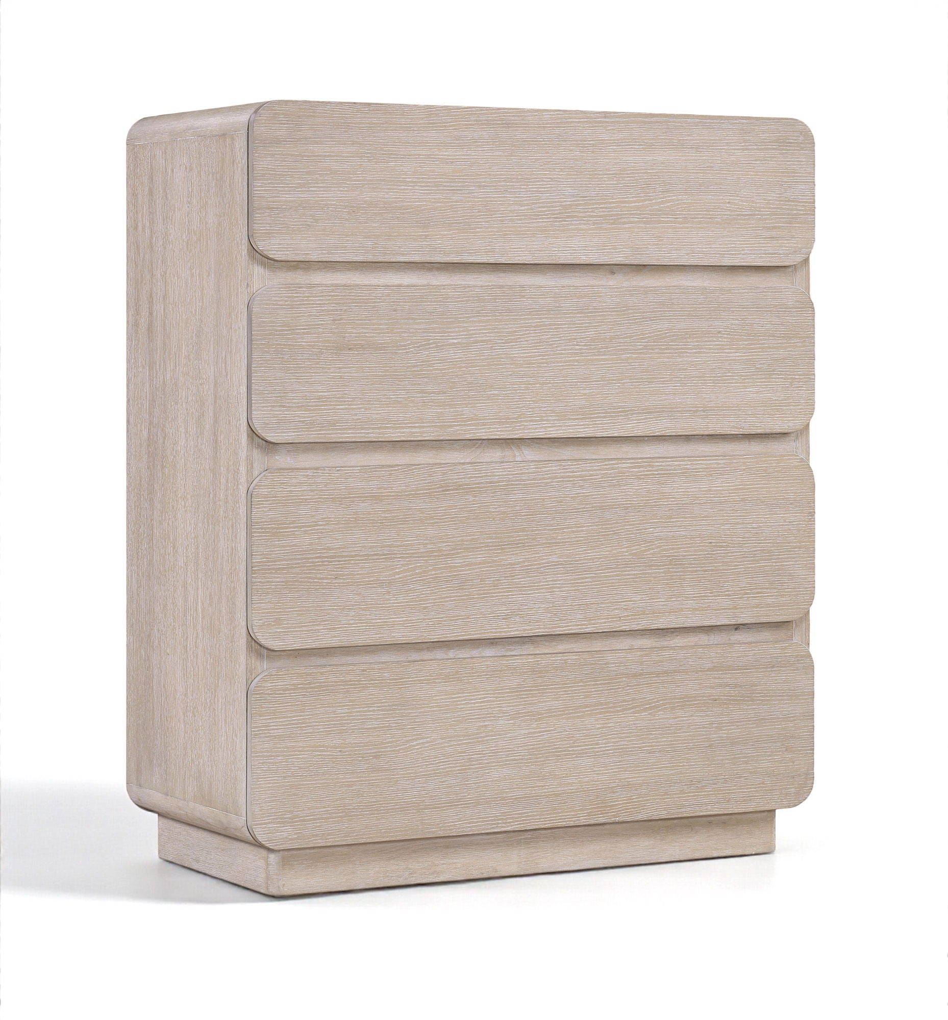 Adagio - Solid Wood And Oak Veneer Chest - Natural