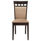 Gabriel - Closed Back Side Chairs (Set of 2) - Cappuccino