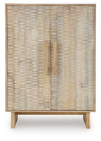 Dallinbury - Accent Cabinet - Natural / White Wash