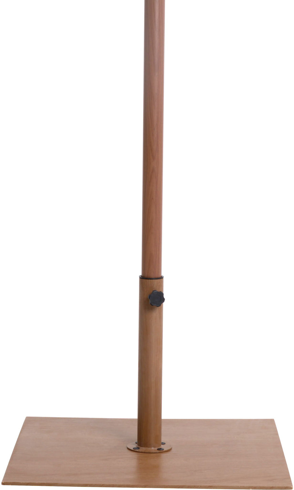 Fiji - Aluminum Patio Umbrella With Square Teak Base