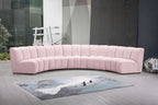 Infinity - 5 Piece Velvet Modular Sectional