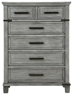 Russelyn - Five Drawer Chest - Gray