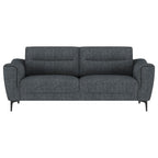Nolan - 2 Piece Upholstered Sofa Set - Charcoal